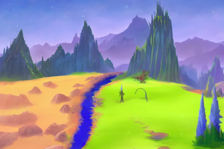 Fantasy Landscape Output